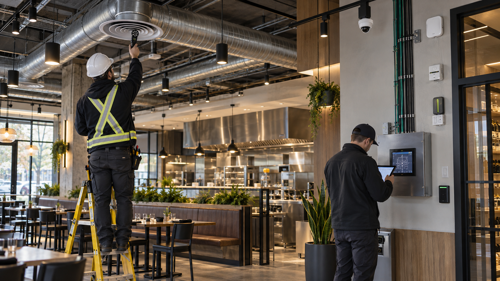 Complete commercial fit-out systems